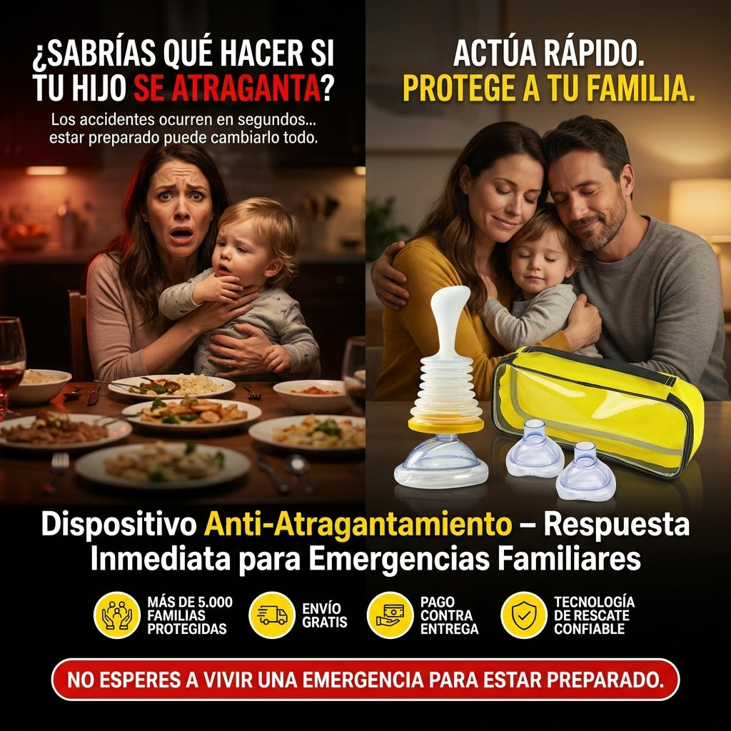Dispositivo Anti-Atragantamiento – Respuesta Inmediata para Emergencias Familiares