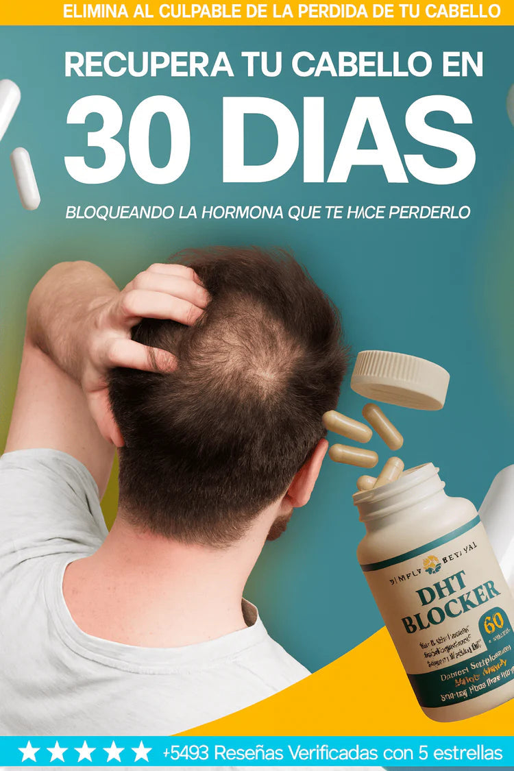 BLOQUEADOR DE DHT- Arregla tu cabello desde la raíz