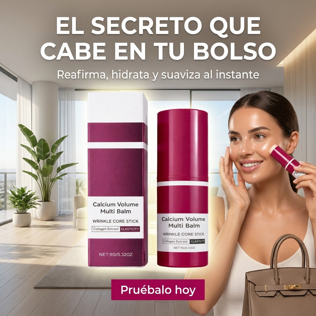 Bálsamo Facial Reafirmante Antiarrugas en Stick – Piel Firme, Hidratada y Más Joven al Instante