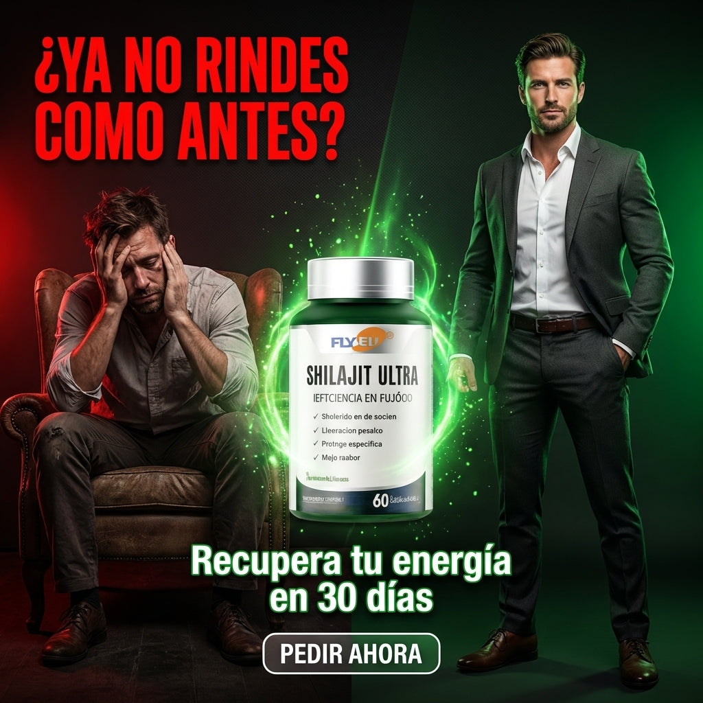 Shilajit Ultra – Recupera tu energía, deseo y rendimiento masculino naturalmente