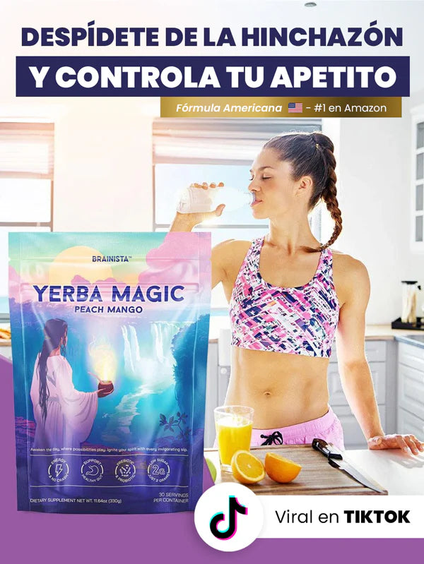 Yerba Magic™ - Té control de apetito, salud intestinal y enfoque mental
