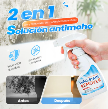 🔥Spray antimoho altamente eficaz: previene la reaparición del moho.