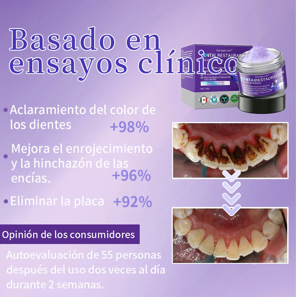 Garageline®✅Polvo Mineral para Restauración Dental