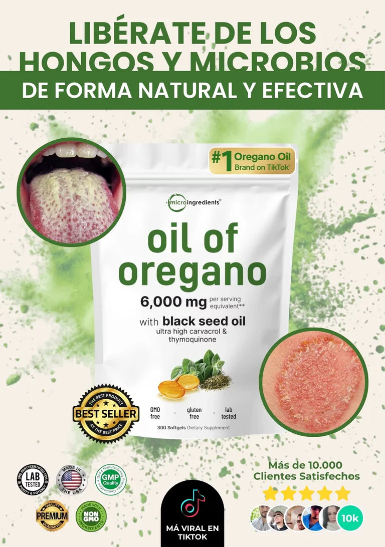 ACEITE DE OREGANO - LIBERATE DE LOS HONGOS DE FORMA NATURAL