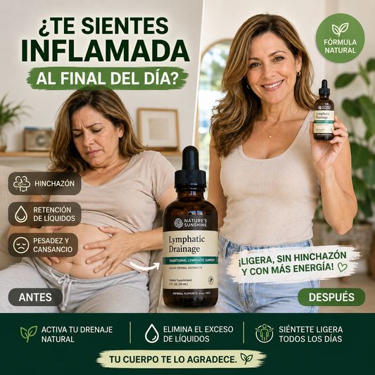 ¿TERMINAS EL DÍA HINCHADA Y PESADA? PRUEBA ESTAS GOTAS🌿