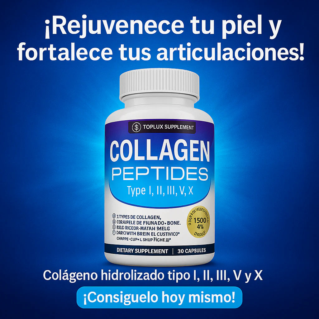 💎 Colágeno Hidrolizado – Rejuvenece tu Piel, Fortalece Articulaciones y Luce Joven Cada Día