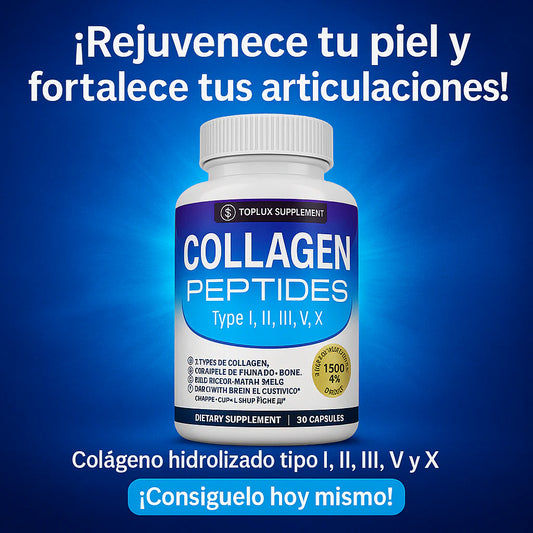 💎 Colágeno Hidrolizado – Rejuvenece tu Piel, Fortalece Articulaciones y Luce Joven Cada Día