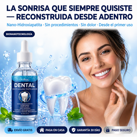 Suero Dental Oralhoc | Repara Esmalte, Elimina Sensibilidad y Blanquea Sin Químicos