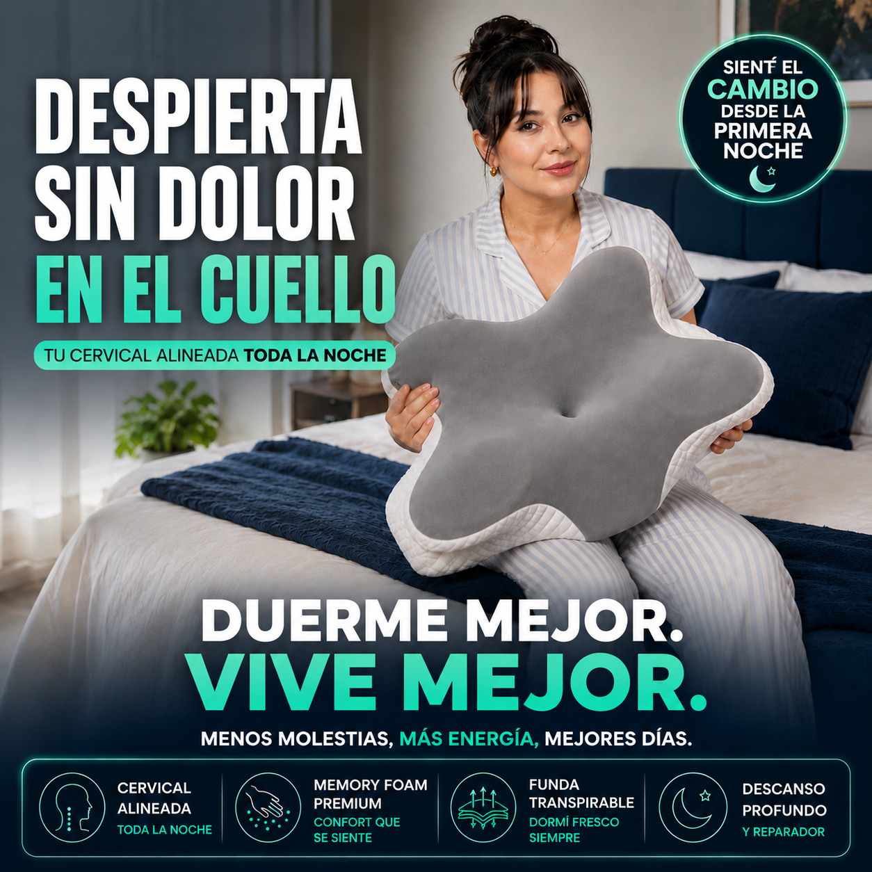 😴 Noches de Descanso, Mañanas Sin Dolor