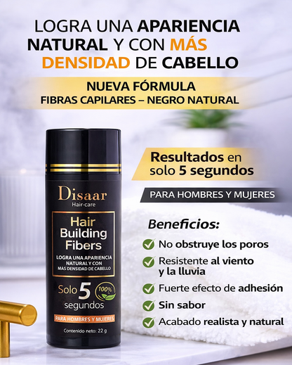 FIBERLOCK PRO  Fibra capilar que tapa la calvicie y las entradas en segundos