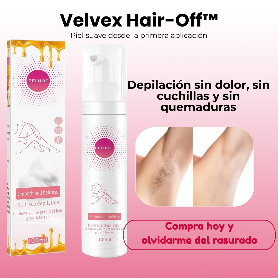 Velvex Hair-Off™ – Elimina el vello visible en 5 minutos sin dolor ni irritación