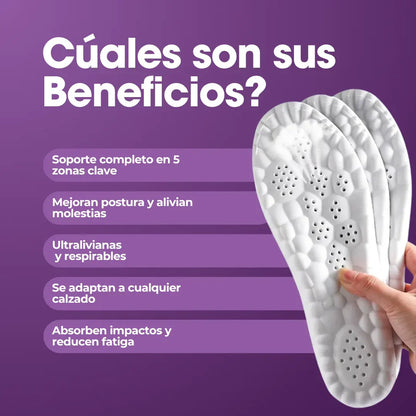 Plantillas Ortopedicas Cloud-Comfy | Alivia el dolor plantar Memory Foam