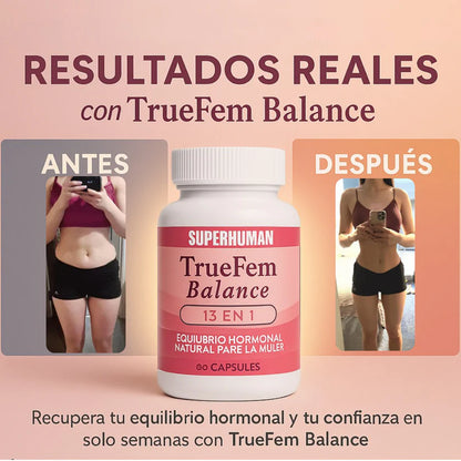 TrueFem – Cápsulas de Equilibrio Hormonal y Bienestar Femenino (60 Cápsulas)