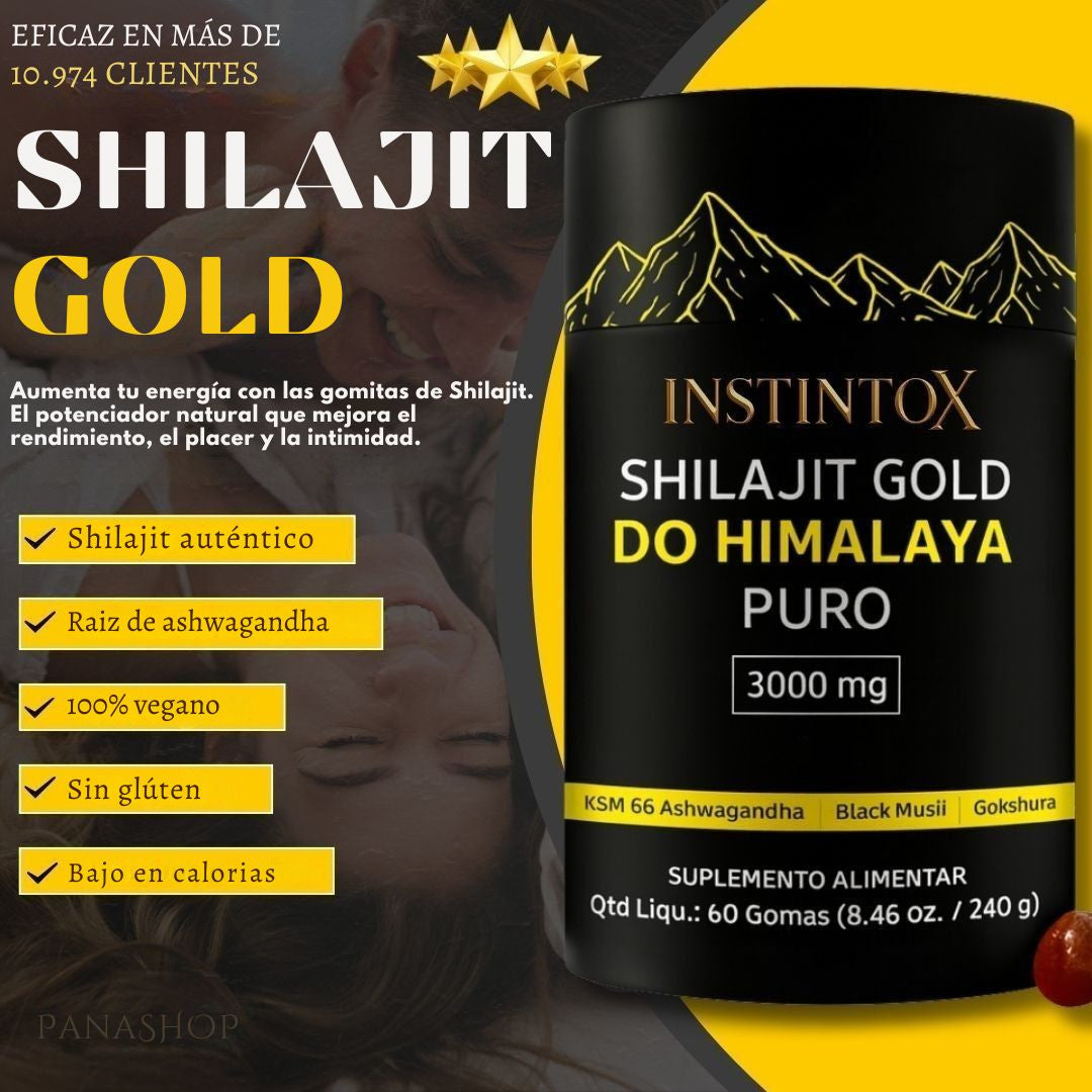 Gomas de Shilajit puro - Orginal dos Himalaias