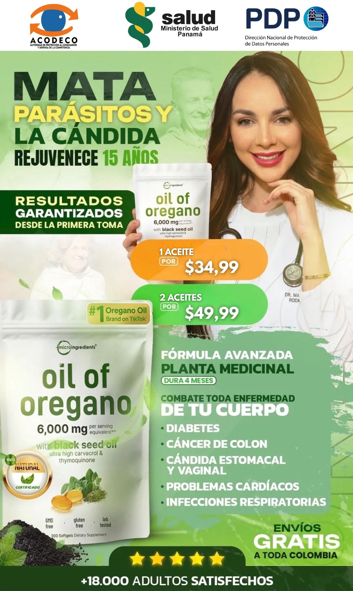 Aceite de orégano- Fortalece y limpia tu cuerpo