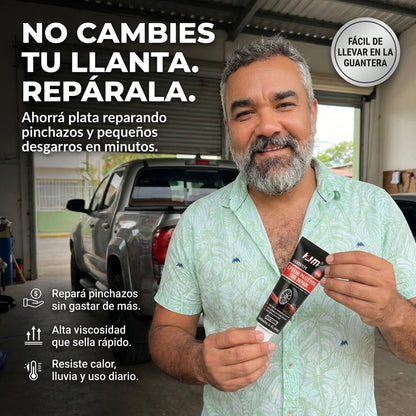 ¡No compres una llanta nueva! Repárala con KJM 🚗