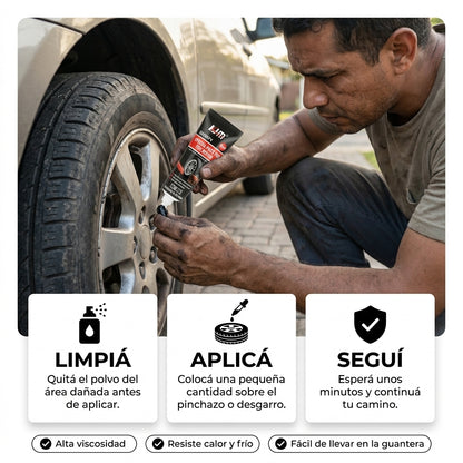 ¡No compres una llanta nueva! Repárala con KJM 🚗