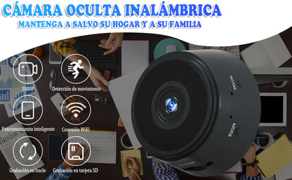 Mini Camara de Vigilancia - Tu seguridad Va Primero🔐