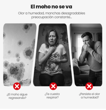 🔥Spray antimoho altamente eficaz: previene la reaparición del moho.
