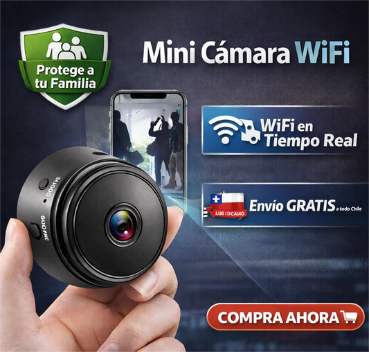 Mini Camara de Vigilancia - Tu seguridad Va Primero🔐