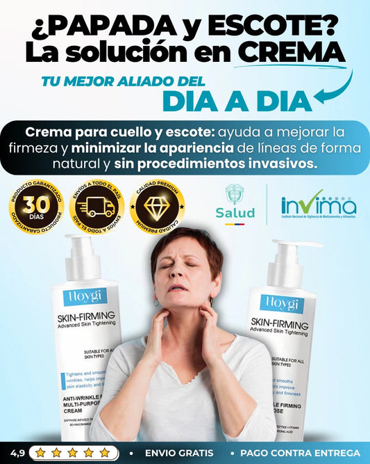 🧴 Hoygi™ Crema Reafirmante | Rutina Diaria para una Piel Más Firme