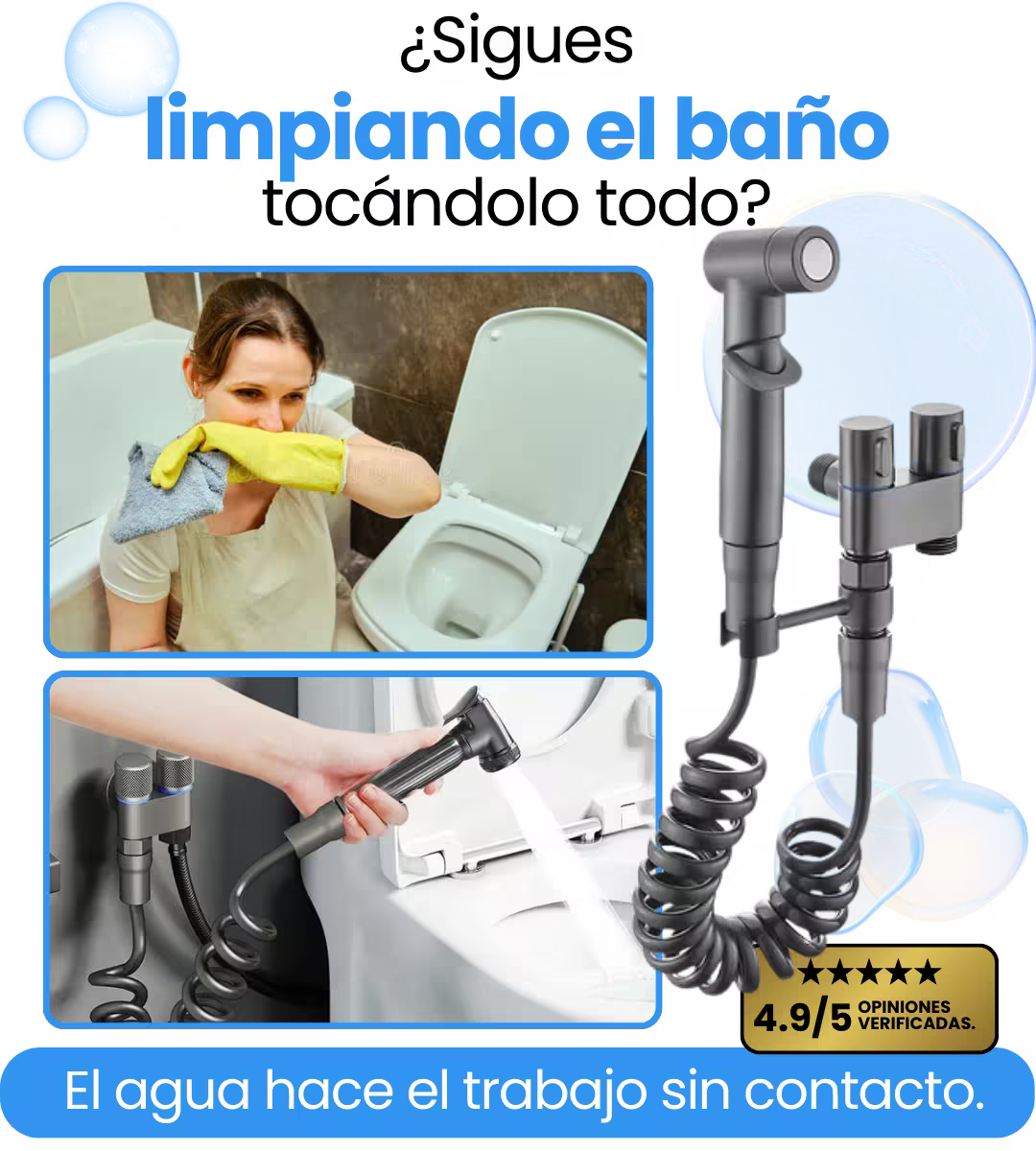 Kit rociador para baño