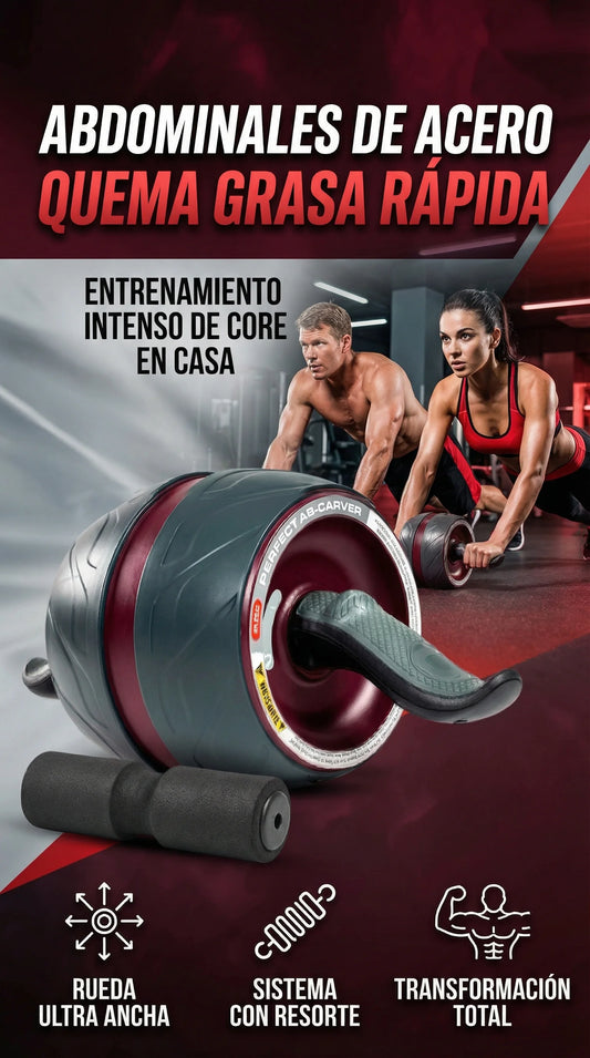 RODILLO AB ROLLER - ABDOMINALES DE ACERO DESDE CASA